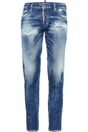 Dsquared2 Paint-splatter straight-leg jeans