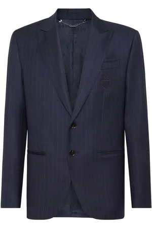 BILLIONAIRE Pinstripe-pattern wool blazer