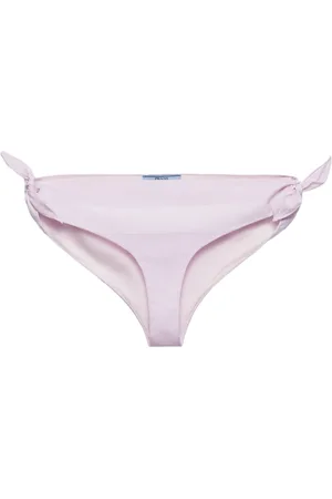 Prada Side-tie cotton bikini bottoms