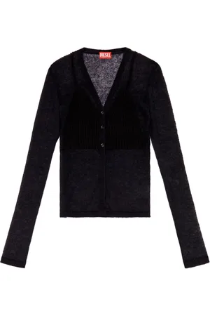 Diesel M-Arina semi-sheer cardigan