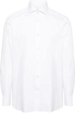 Ermenegildo Zegna Spread-collar cotton shirt