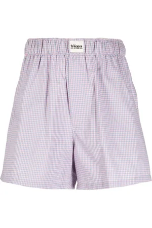 Natasha Zinko Gingham-check pattern shorts