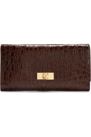 Giuseppe Zanotti Montserrat crocodile-effect clutch bag