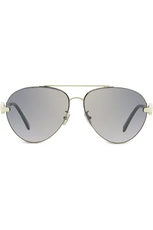 Omega Sculpted-arm navigator-frame sunglasses