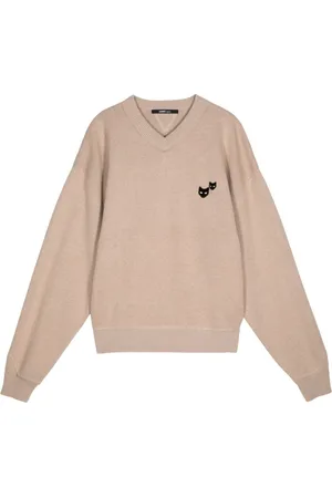 SONGZIO Twin Panther knitted jumper