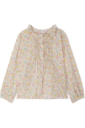 BONPOINT Floral-print ruffle-detail blouse