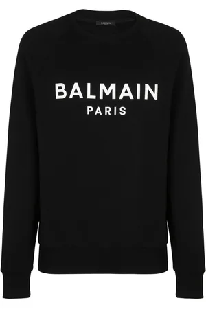Balmain Paris logo-print cotton sweatshirt