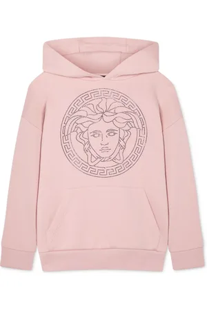 VERSACE Medusa crystal-embellished hoodie