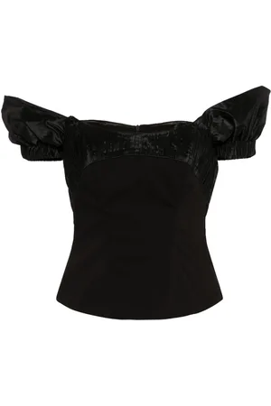 V:PM ATELIER Paloma off-shoulder corset top
