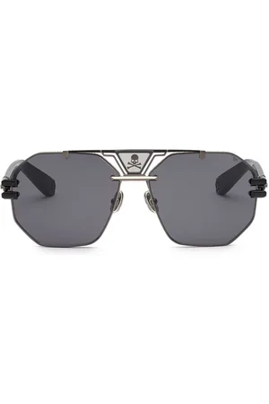 Philipp Plein Plein Icon oversize-frame sunglasses