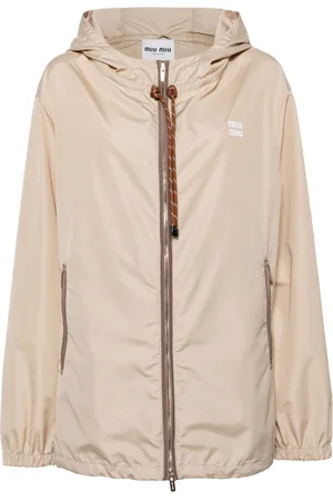 Miu Miu Lightweight hooded jacket