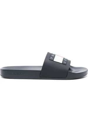Tommy Hilfiger Raised-logo open-toe slides