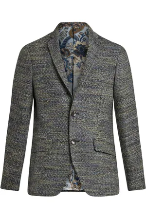 Etro Single-breasted wool blazer