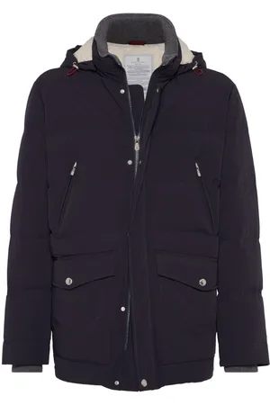 Brunello Cucinelli Quilted hooded jacket