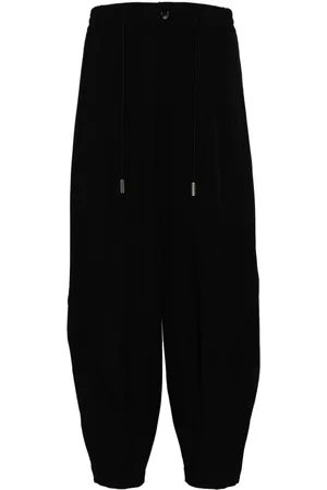 SONGZIO Drop-crotch drawstring trousers