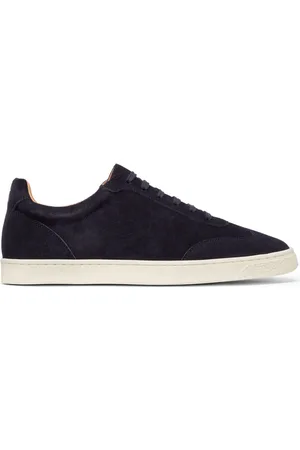 Brunello Cucinelli Logo-print leather sneakers