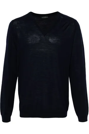 BALLANTYNE V-neck wool jumper