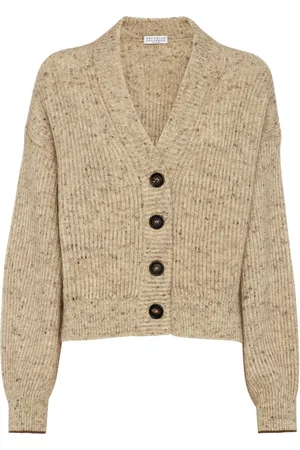 Brunello Cucinelli Mélange wool-blend cardigan