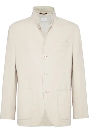 Brunello Cucinelli Single-breasted cashmere blazer