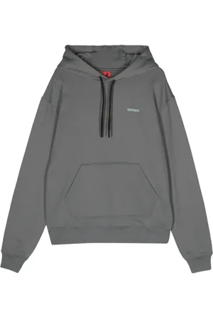 FERRARI Drop-shoulder jersey hoodie