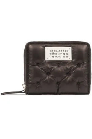 Maison Margiela Numbers-motif padded leather wallet