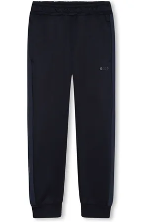 HUGO BOSS Logo-print elasticated track pants
