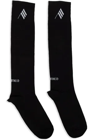 The Attico Intarsia-logo ribbed socks