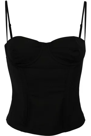 Kiki de Montparnasse Seam-detailing bustier top
