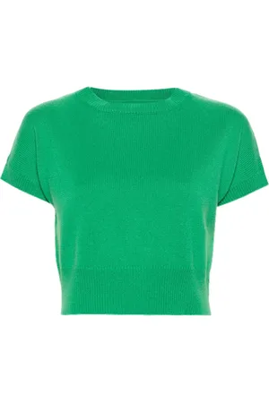 Teddy Cashmere Genova cashmere crop top