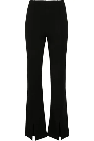 Maje Split-detailed flared trousers