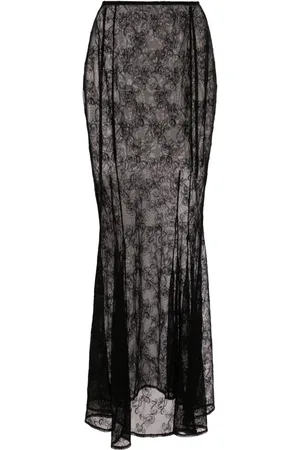 Kiki de Montparnasse Rose maxi skirt