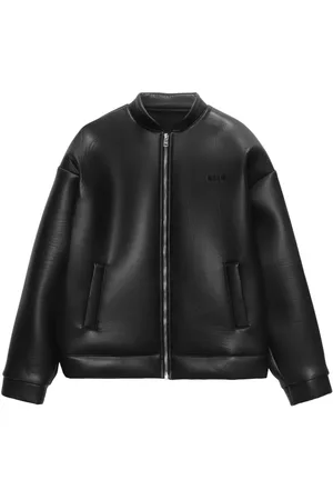 Msgm Logo-embroidered jacket