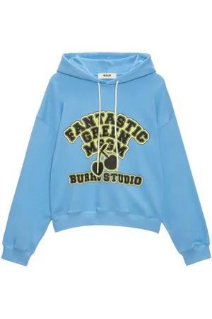 Msgm Logo-printed drawstring hoodie