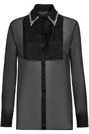 Philipp Plein Embellished long-sleeve shirt