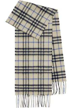 Burberry Check-print cashmere scarf