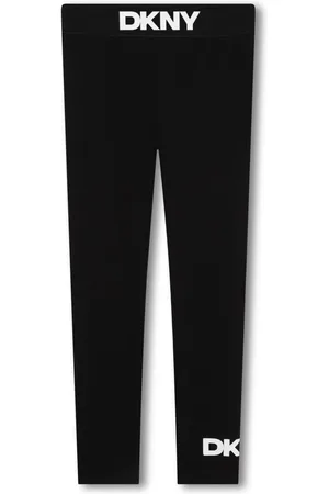 DKNY Logo-waistband stretch leggings
