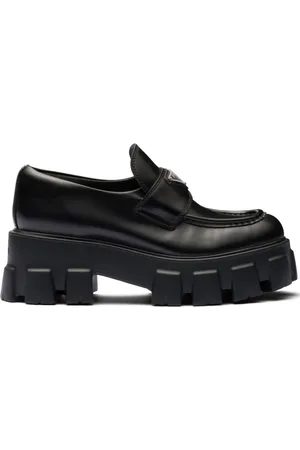 Prada Monolith 55mm leather loafers