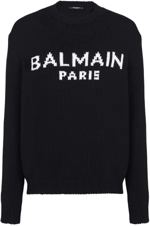 Balmain Paris intarsia-knit jumper