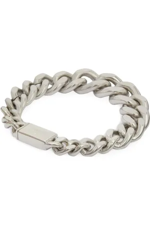 Jil Sander Logo-engraved curb-chain bracelet