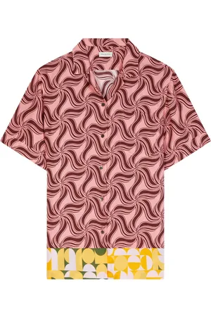 DRIES VAN NOTEN Swirl-print shirt