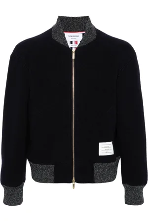 Thom Browne Zip-up wool bomber jacket