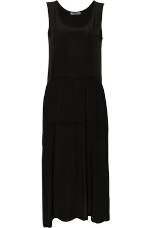 Maurizio Mykonos Crepe flared maxi dress