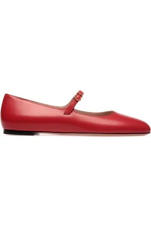 Bally Brushed leather mary-jane shoes