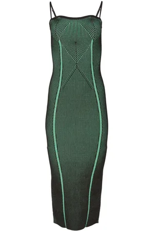 FLEUR DU MAL Ribbed-knit tube dress