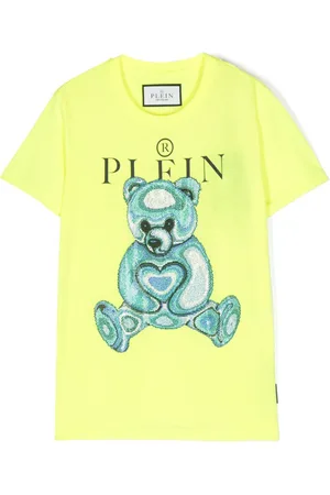 Philipp Plein Teddy bear-embellished cotton T-shirt