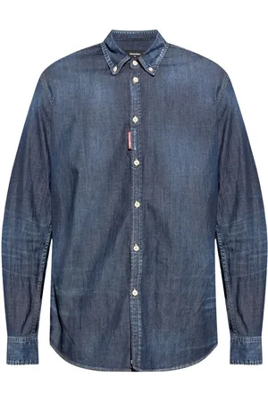 Dsquared2 Button-down collar denim shirt