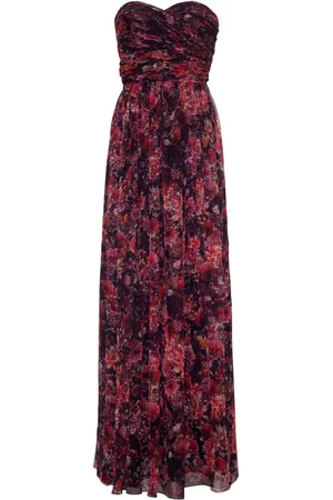 ADAM LIPPES Estelle graphic-print silk chiffon dress