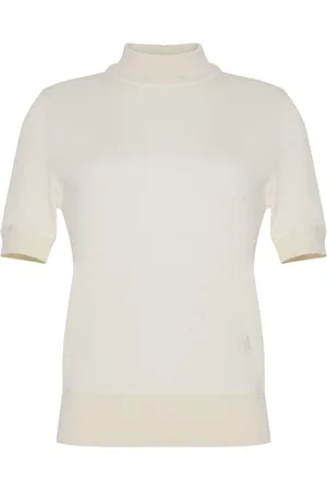 ADAM LIPPES Mock-neck cashmere top