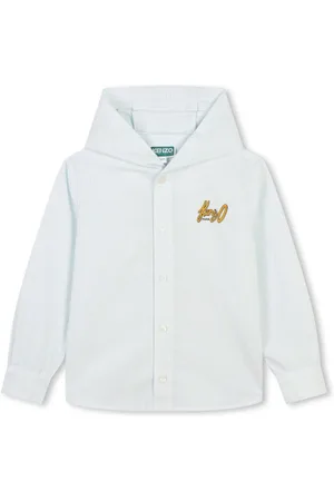 Kenzo Oxford hooded shirt
