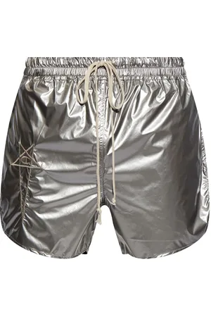 Rick Owens X Champion logo-embroidery shorts